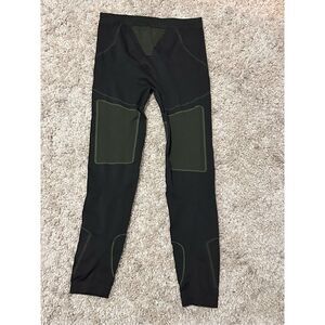 NOOYME Men's Thermal Cold Weather Base Layer pants JM3 Black/greeb Xlarge EXCELL